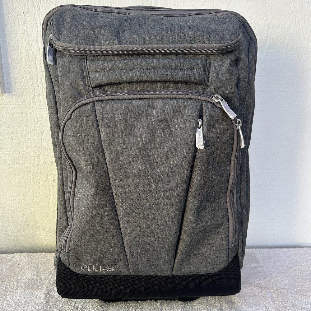eBags 21'' Mother Lode Wheeled Duffel Rolling Carry On Gray Luggage EB2146-21W